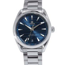 Load image into Gallery viewer, OMEGA Seamaster Aqua Terra Co-Axial Master Chronometer W41mm Stainless Steel Blue Dial220.10.41.21.03.001
