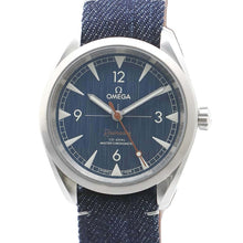 Load image into Gallery viewer, OMEGA Seamaster Railmaster W40mm Stainless Steel Cotton Blue Dial220.12.40.20.03.001
