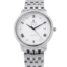 将图像加载到图库查看器中，OMEGA De Ville Prestige W36.8mm Stainless Steel White Dial424.10.37.20.04.001
