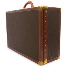 将图像加载到图库查看器中，LOUIS VUITTON Alzer Brown Leather Size 60
