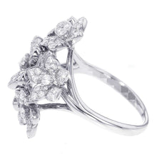 Load image into Gallery viewer, GRAFF Wildflower Large Diamond Cluster Ring Size 54/#14 RGR844 18K White Gold
