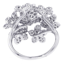 Load image into Gallery viewer, GRAFF Wildflower Large Diamond Cluster Ring Size 54/#14 RGR844 18K White Gold
