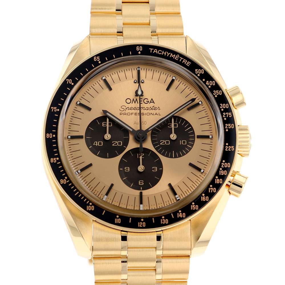 OMEGA Speedmaster W42mm 18K Yellow Gold moonshine gold Dial 310.60.42.50.99.002