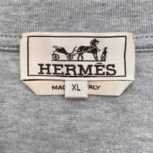 Load image into Gallery viewer, HERMES T-Shirt Quarter Bash Size XL Gray Cotton100%
