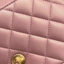 将图像加载到图库查看器中，CHANEL 2wayChainShoulder Top Handle pink metallic AS2431 Lambskin Size 20
