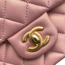 将图像加载到图库查看器中，CHANEL 2wayChainShoulder Top Handle pink metallic AS2431 Lambskin Size 20
