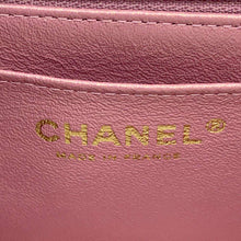 将图像加载到图库查看器中，CHANEL 2wayChainShoulder Top Handle pink metallic AS2431 Lambskin Size 20
