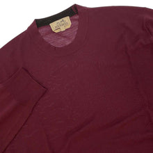 将图像加载到图库查看器中，HERMES Knit sweater Size L Bordeaux Wool 100%
