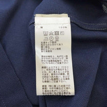 将图像加载到图库查看器中，HERMES HEmbroidery TShirt Size XS Marine Cotton
