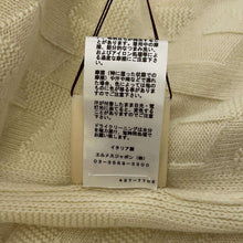 将图像加载到图库查看器中，HERMES Long sleeve knit &quot;H&quot; motif Size 38 Blanc Naturel Wool 100%
