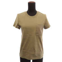 Load image into Gallery viewer, HERMES Pocket with TShirt Embroidery Size 34 Khaki Cotton100%
