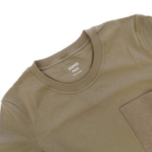 Load image into Gallery viewer, HERMES Pocket with TShirt Embroidery Size 34 Khaki Cotton100%
