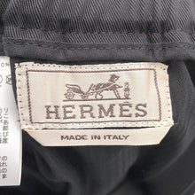 Load image into Gallery viewer, HERMES Pants Size 38 Black Cotton100%
