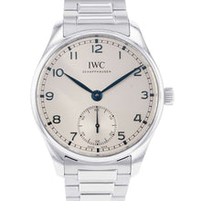 Load image into Gallery viewer, IWC Portugieser automatic 40 W40.4mm Stainless Steel Silver Dial IW358312
