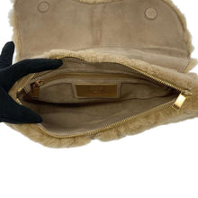 Load image into Gallery viewer, Dior saddle bag ERLCollaboration Beige 1ADPO076SHC_H160 Fur
