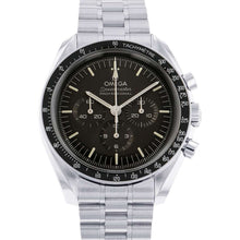 将图像加载到图库查看器中，OMEGA Speedmaster Moonwatch W42mm Stainless Steel Black Dial 310.30.42.50.01.001
