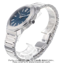 将图像加载到图库查看器中，BVLGARI Octroma W41mm Stainless Steel Blue DialOC41C3SSD/102856
