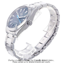 将图像加载到图库查看器中，OMEGA Seamaster Aqua Terra Co-Axial Master Chronometer W41mm Stainless Steel Blue Dial 220.10.41.21.03.002
