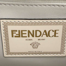 将图像加载到图库查看器中，FENDI Fendace Peekaboo Beige/Yellow 8BN244 Leather Size Mini
