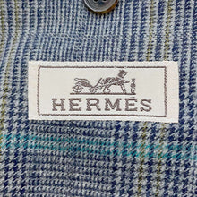 将图像加载到图库查看器中，HERMES Tailored Jacket Size 50 Gray Wool 100%
