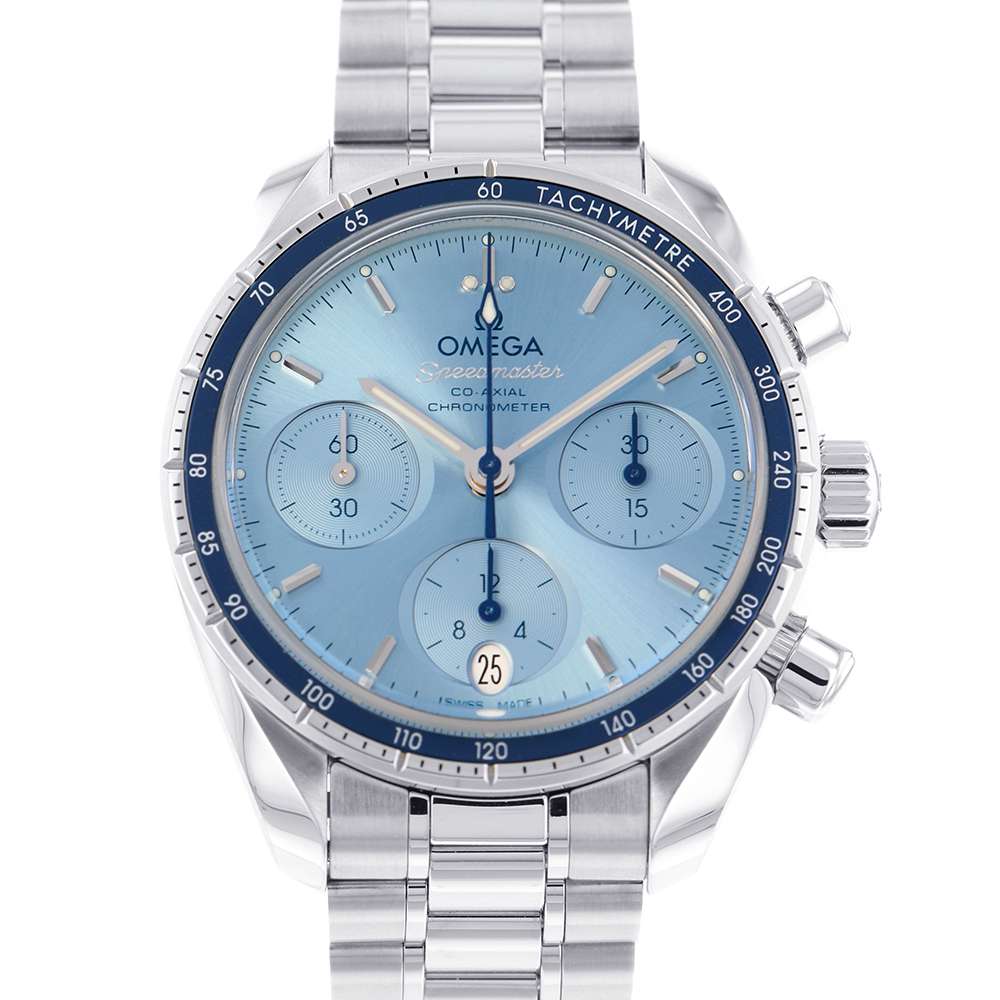 OMEGA Speedmaster 38 Co-Axial W38mm Stainless Steel Blue Dial 324.30.38.50.03.001