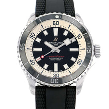 将图像加载到图库查看器中，BREITLING Superocean automatic 42 W42mm Stainless Steel Black Dial A17375211B1S1
