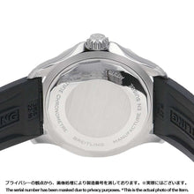 将图像加载到图库查看器中，BREITLING Superocean automatic 42 W42mm Stainless Steel Black Dial A17375211B1S1
