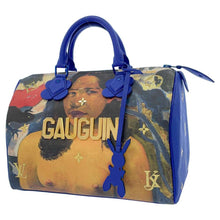 将图像加载到图库查看器中，LOUIS VUITTON Masters Collection Speedy Gauguin Blue M43355 PVC Coated Canvas Size 30
