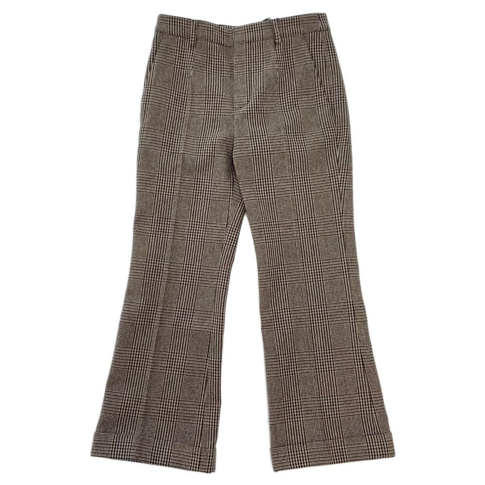 SAINT LAURENT PARIS Check PleatedPants Size 34 Brown 635947 Wool 72% Polyester18% Nylon8% Acryl2%