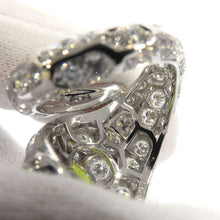 将图像加载到图库查看器中，BVLGARI serpenti ring Size Approximately No. 13 18K White Gold
