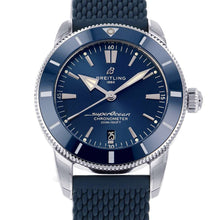 Load image into Gallery viewer, BREITLING Superocean Heritage II B20 Automatic 44 W44mm Stainless Steel Rubber Blue Dial AB2030161C1S1
