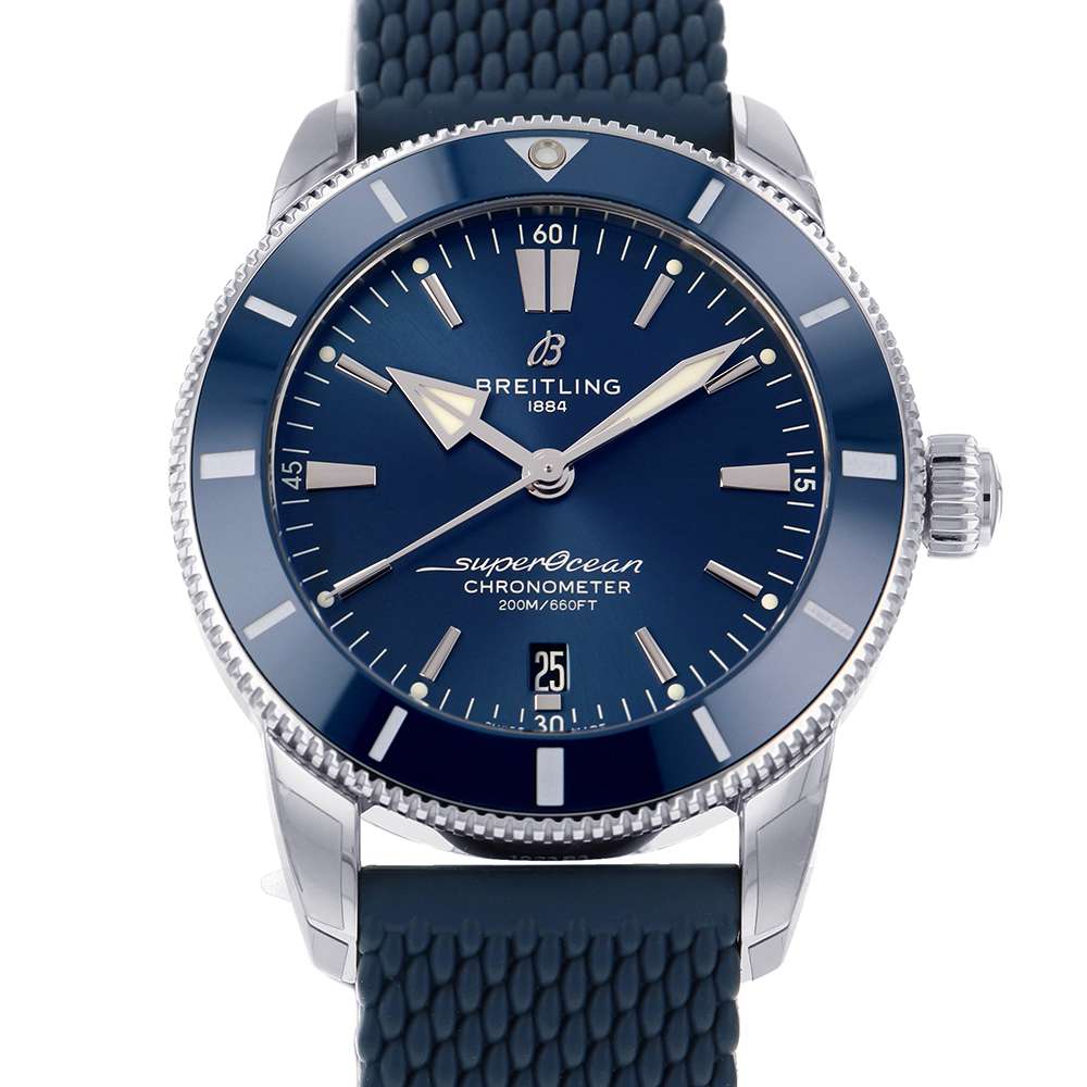 BREITLING Superocean Heritage II B20 Automatic 44 W44mm Stainless Steel Rubber Blue Dial AB2030161C1S1