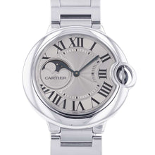 将图像加载到图库查看器中，CARTIER Ballon Bleu de Cartier W37mm Stainless Steel Silver Dial WSBB0050
