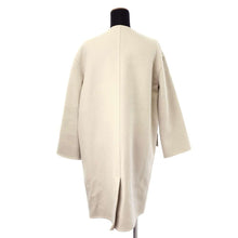 Load image into Gallery viewer, HERMES Eyelet Scrap Coat Size 36 Beige Cashmere100%
