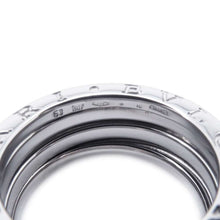 将图像加载到图库查看器中，BVLGARI B-Zero1 2 band ring Size 53/#13 18K White Gold
