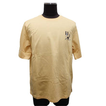 Load image into Gallery viewer, HERMES Tshirt mini leather patch Size L Yellow Cotton100%
