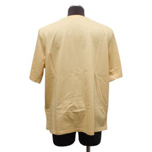 Load image into Gallery viewer, HERMES Tshirt mini leather patch Size L Yellow Cotton100%
