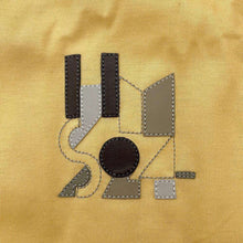 Load image into Gallery viewer, HERMES Tshirt mini leather patch Size L Yellow Cotton100%
