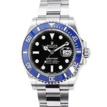 将图像加载到图库查看器中，ROLEX Submariner Date W41mm 18K White Gold Black Dial 126619LB
