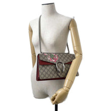 Load image into Gallery viewer, GUCCI Dionysus ChainShoulder Bag Beige/Red 400249 PVC suede
