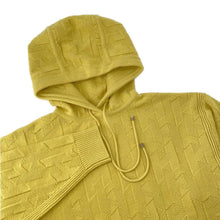 将图像加载到图库查看器中，HERMES pullover with hood Size 36 Yellow Wool 100%
