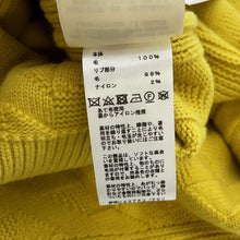 将图像加载到图库查看器中，HERMES pullover with hood Size 36 Yellow Wool 100%
