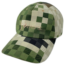 Load image into Gallery viewer, LOUIS VUITTON cap damoflage Size M Green M7363M Cotton100%
