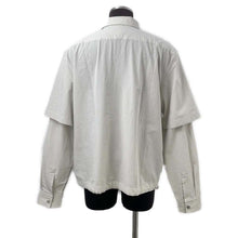 Load image into Gallery viewer, HERMES Sellier check shirt Size 54 Gray Cotton100%
