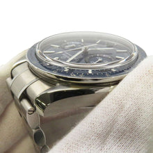 将图像加载到图库查看器中，OMEGA Speedmaster Co-Axial Moonwatch W44.25mm Stainless Steel Blue Dial 311.90.44.51.03.001
