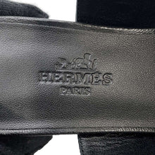 将图像加载到图库查看器中，HERMES Infini50 Pumps Black Leather Size 35
