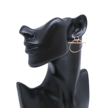 将图像加载到图库查看器中，HERMES Hoop Earrings Size PM 18K Pink Gold
