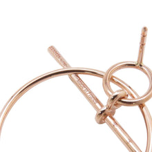 Load image into Gallery viewer, HERMES Hoop Earrings Size PM 18K Pink Gold
