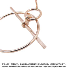 将图像加载到图库查看器中，HERMES Hoop Earrings Size PM 18K Pink Gold
