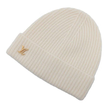 Load image into Gallery viewer, LOUIS VUITTON Bonnet LV Spark Blanc M77882 Cashmere100%
